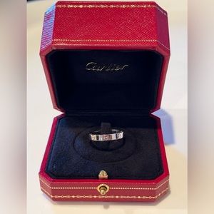 LOVE wedding band, white gold (750/1000)
